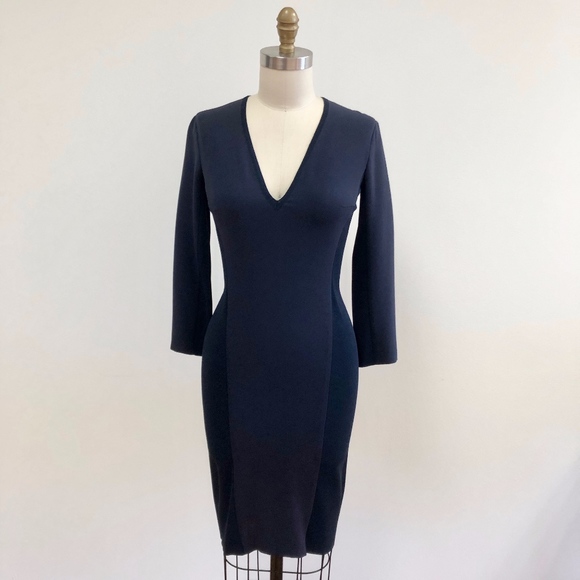 NWT MAXMARA Festa navy dress